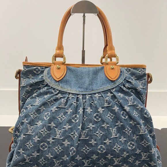 Louis Vuitton Monogram Denim Neo Cabby MM Handbag (JB1371) - Picture 2 of 8
